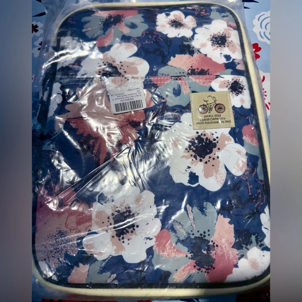 Bicycle Print Multi-Functional Bag